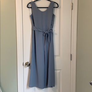 Steal blue jumpsuit
